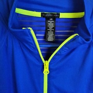 Blue Live Love Dream Fitness Jacket